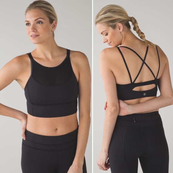 lululemon clip in long line bra